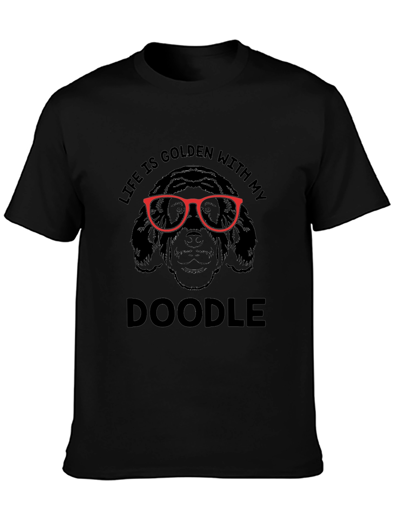 Life is Golden with my Doodle Graphic Tee