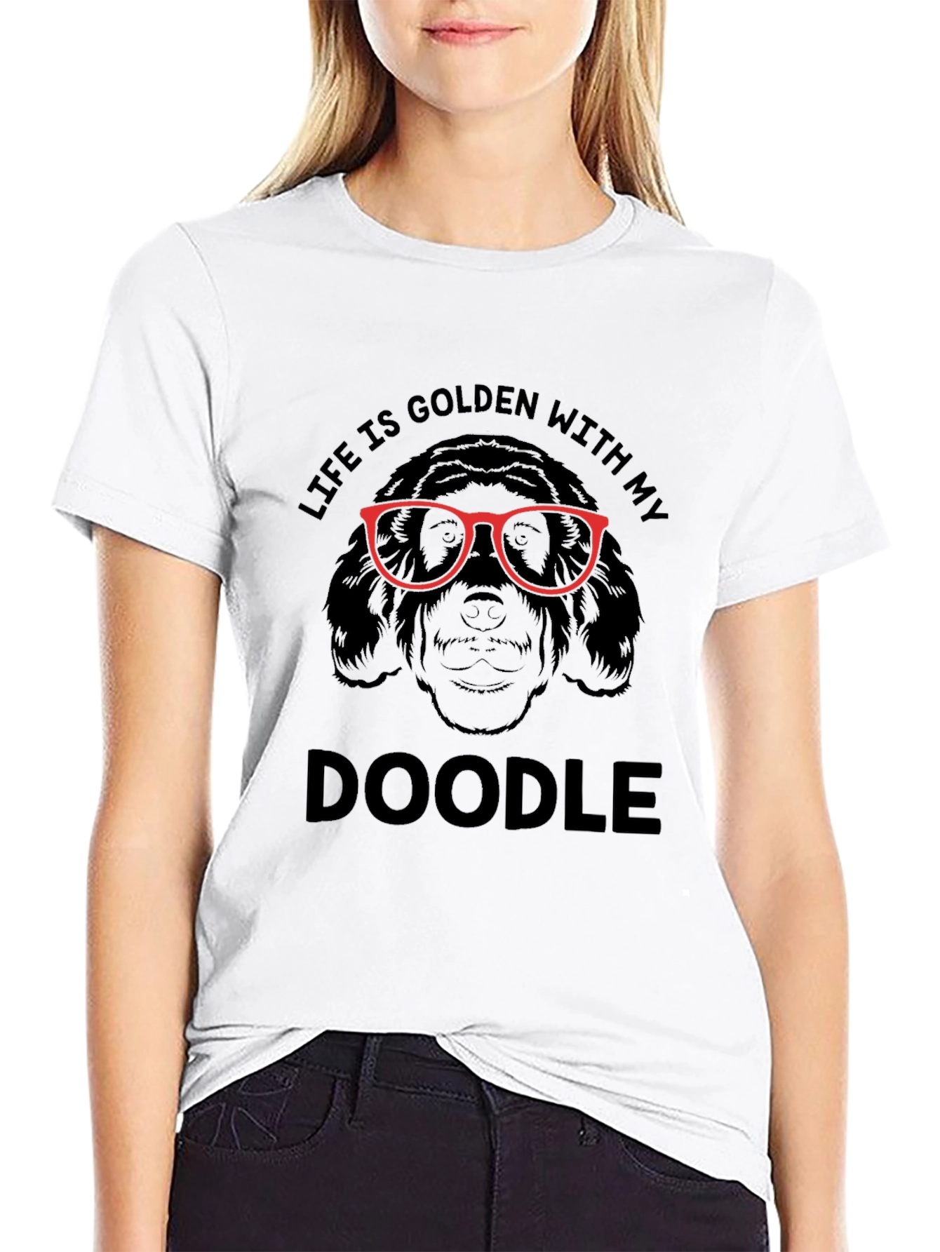 Life is Golden with my Doodle Graphic Tee