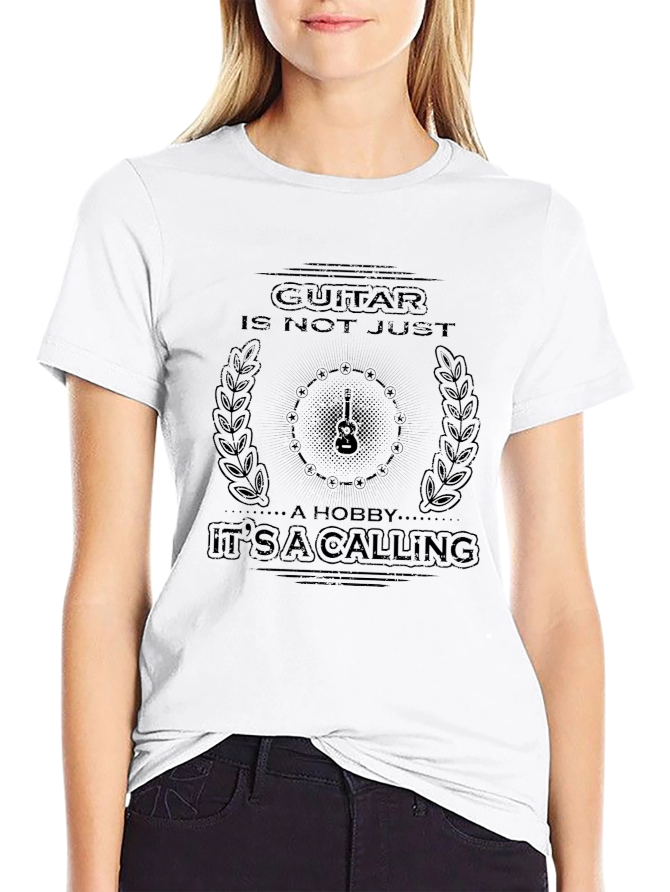 Guitar Calling Graphic Tee - Music Lover T-Shirt