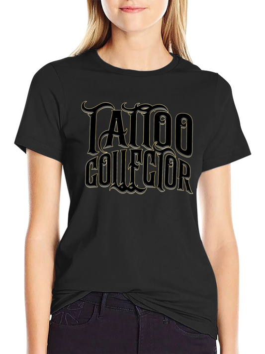 Tattoo Collector Graphic Tee - Black Crew Neck Shirt