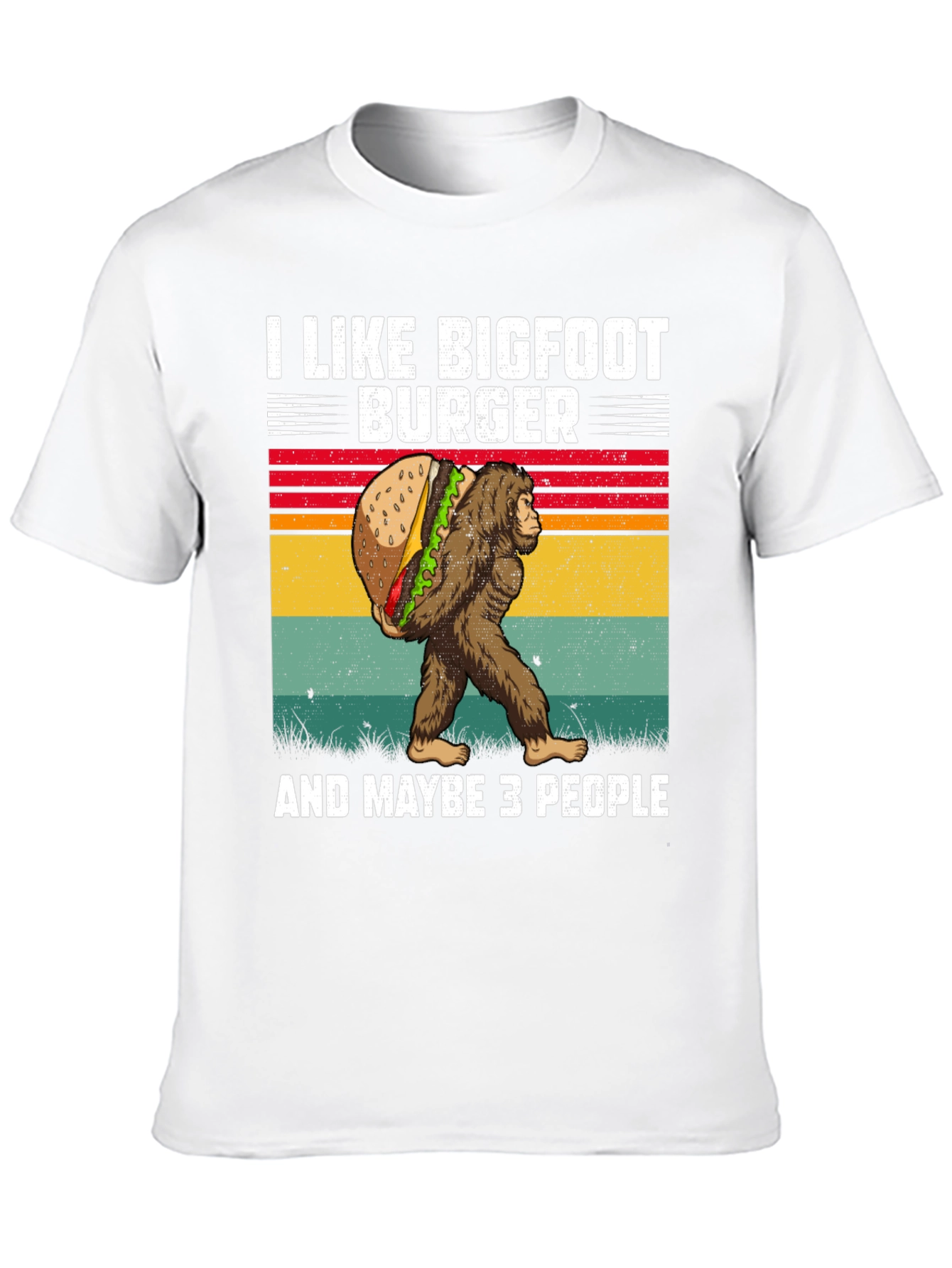 I Like Bigfoot Burger T-Shirt