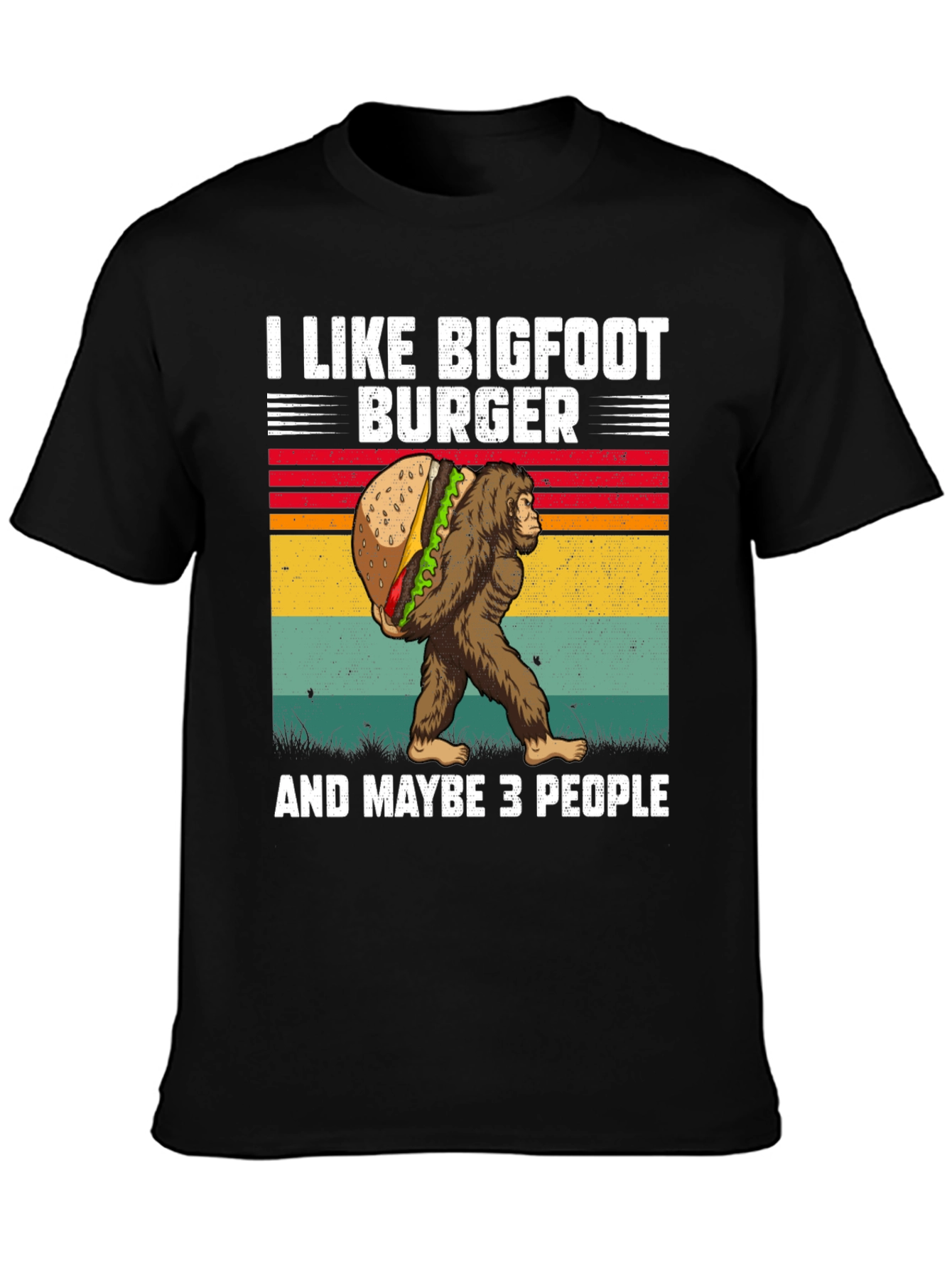I Like Bigfoot Burger T-Shirt
