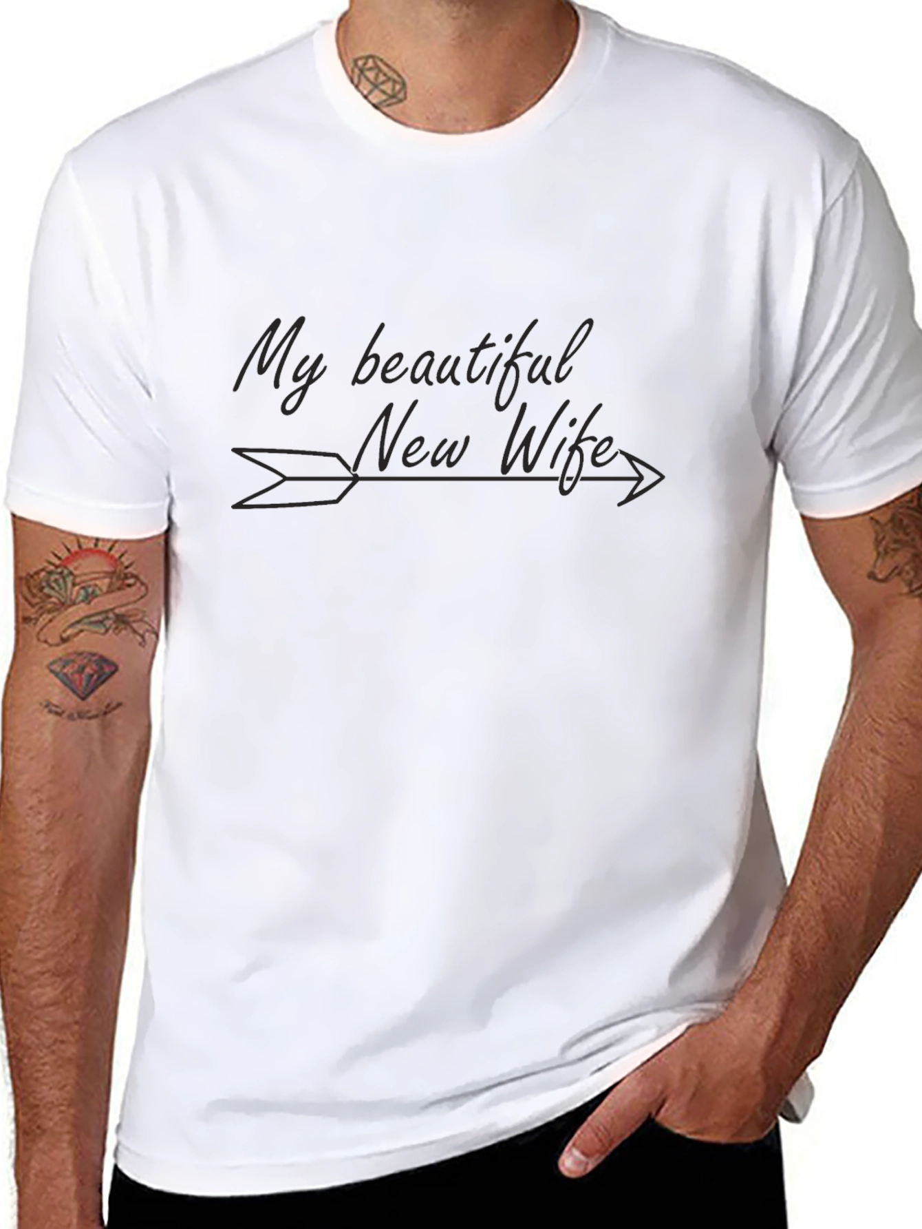 My Beautiful New Wife Arrow Tee