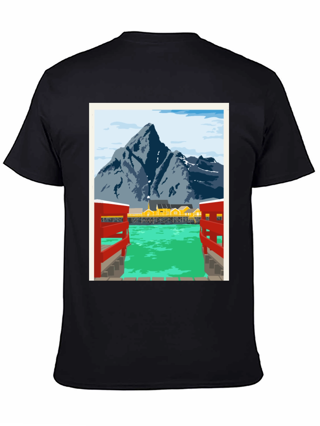 Scenic Mountain Town T-Shirt