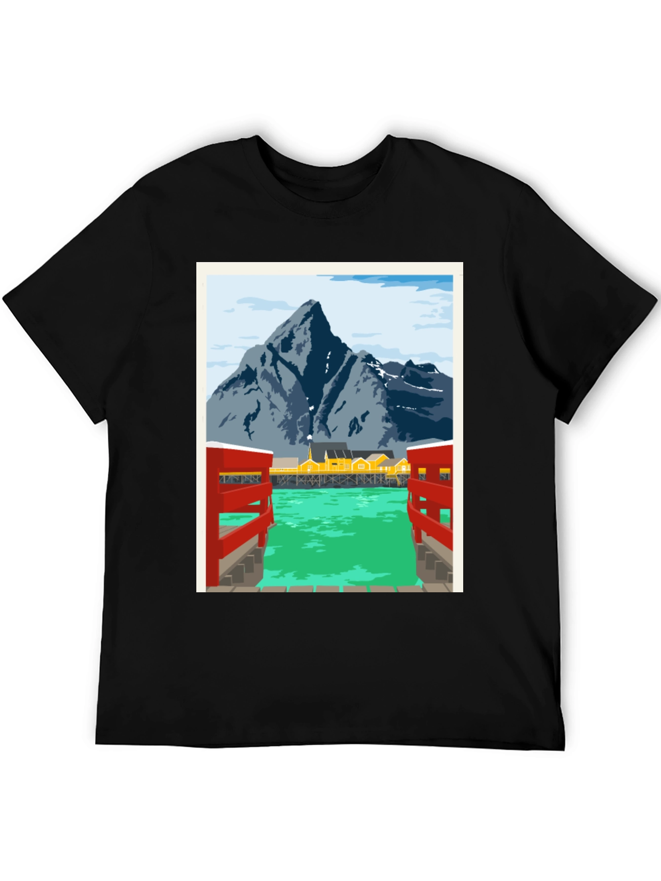 Scenic Mountain Town T-Shirt