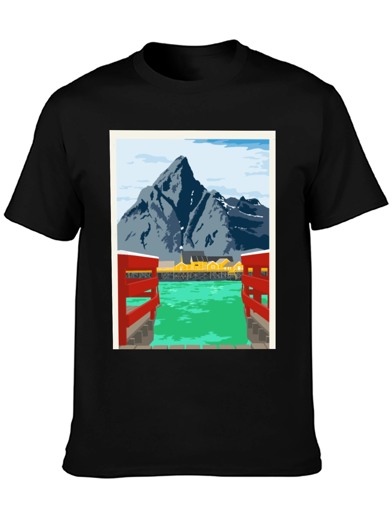 Scenic Mountain Town T-Shirt