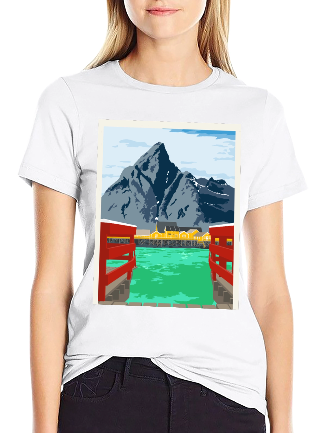 Scenic Mountain Town T-Shirt