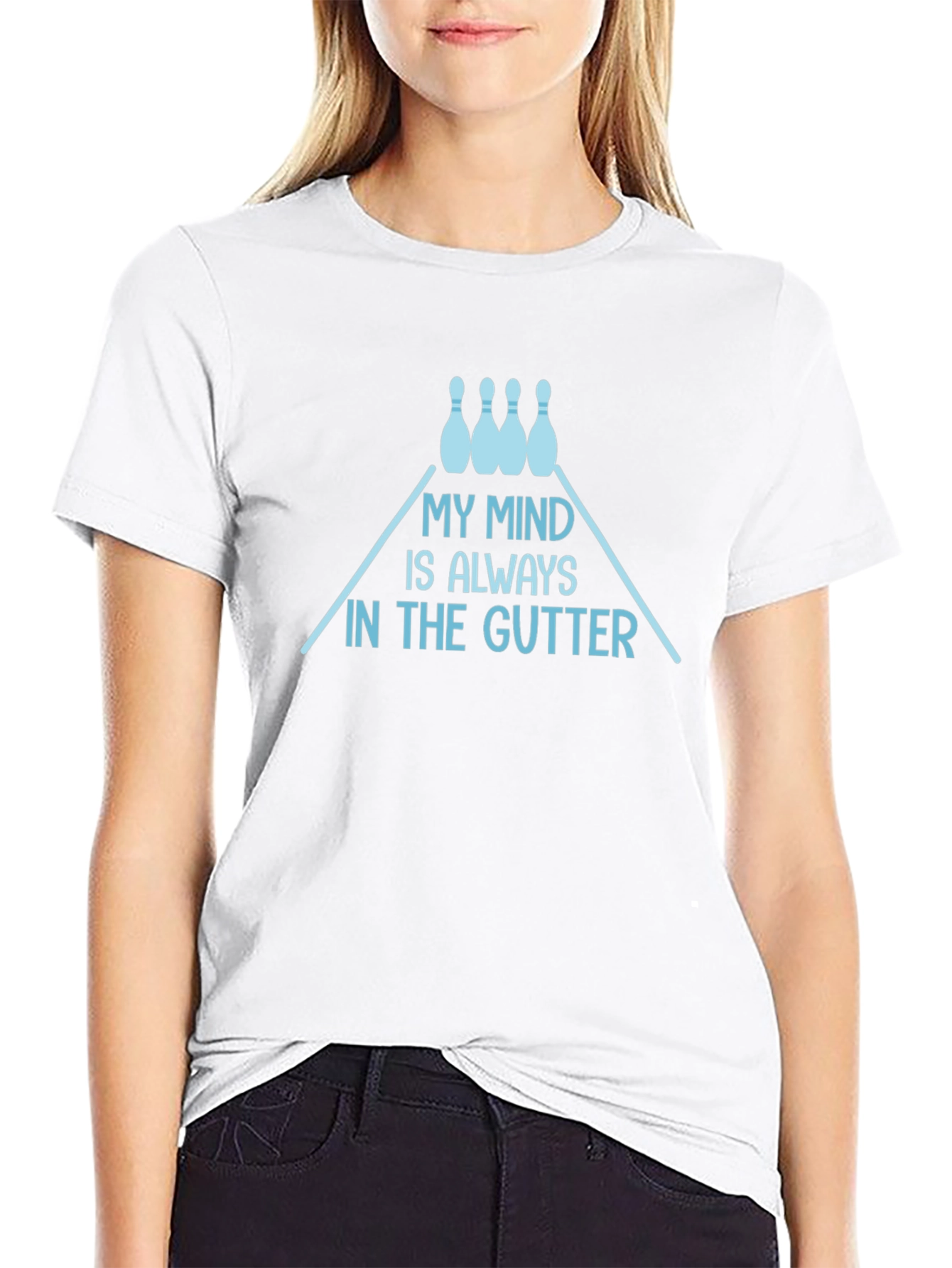 My Mind is Always in the Gutter Bowling T-Shirt