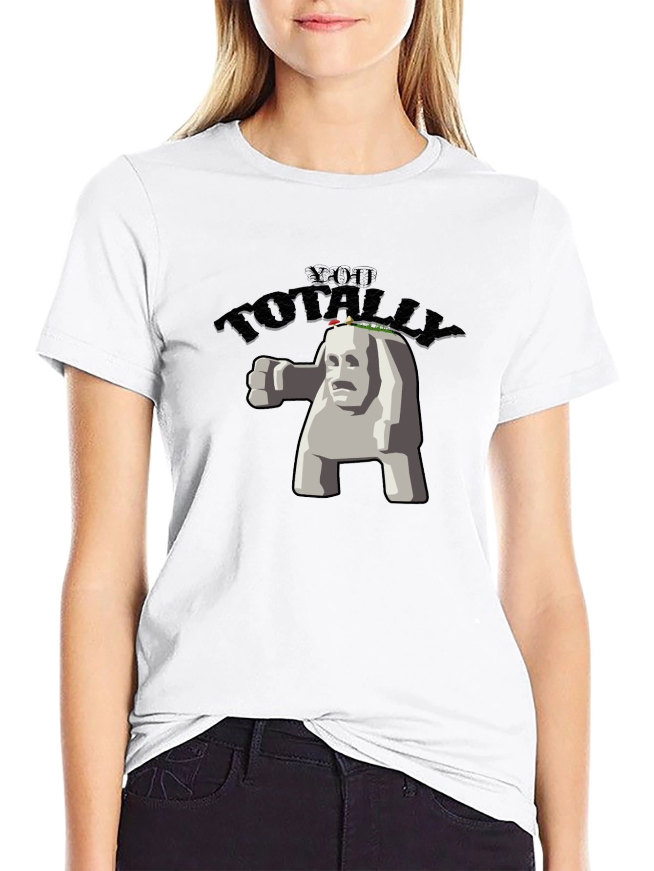 Totally Awesome Stone Creature Graphic Tee
