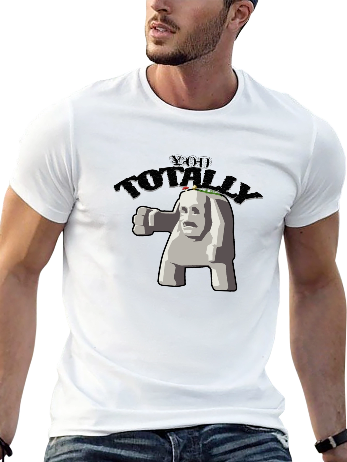 Totally Awesome Stone Creature Graphic Tee