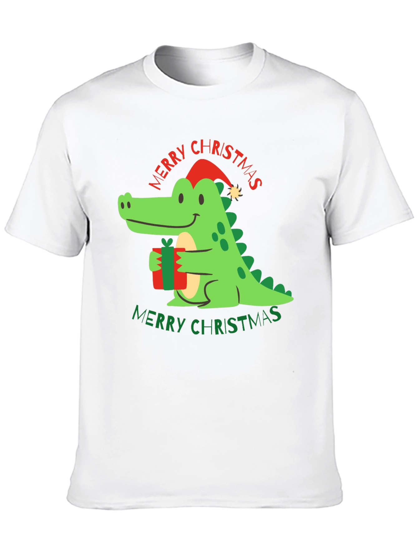 Festive Crocodile Christmas T-Shirt