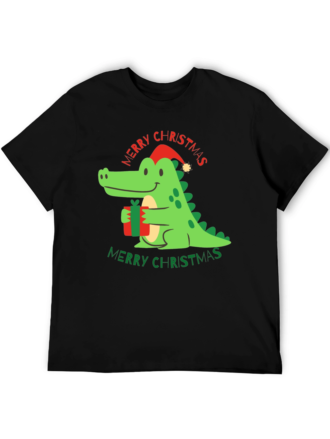 Festive Crocodile Christmas T-Shirt