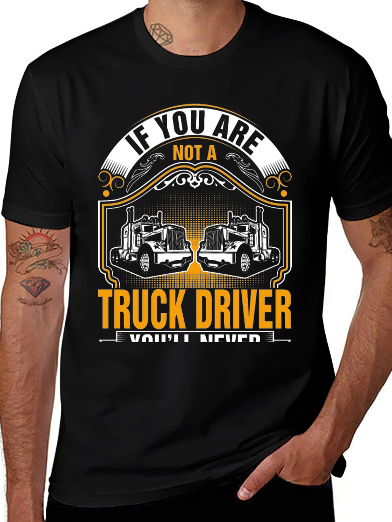 Truck Driver Graphic T-Shirt