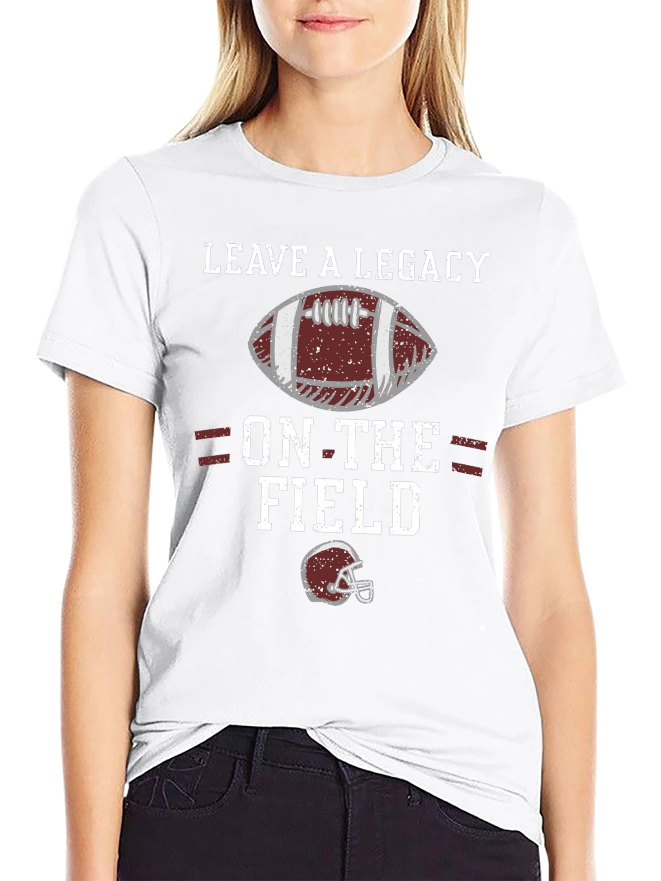 Leave A Legacy Football Graphic Tee