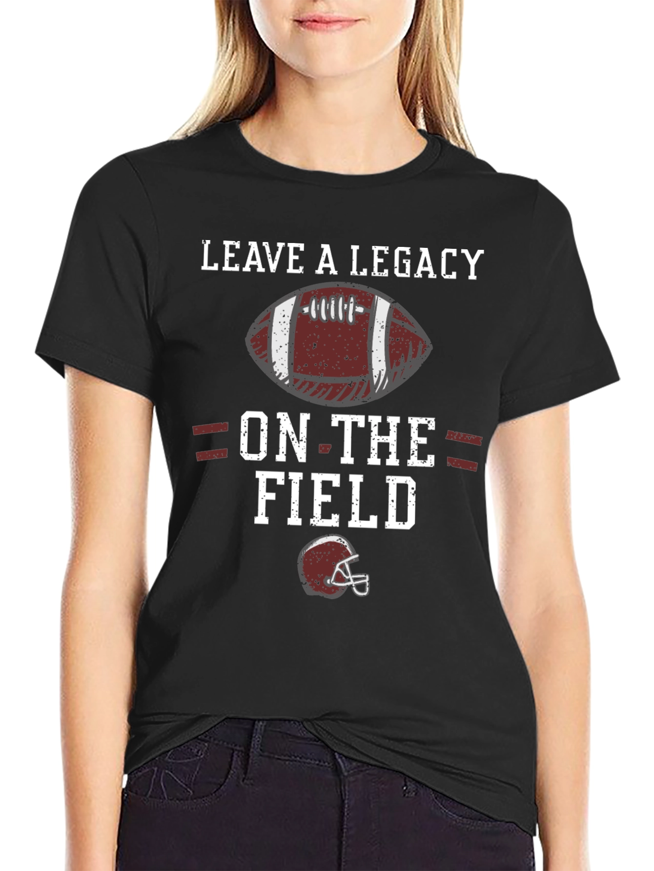 Leave A Legacy Football Graphic Tee