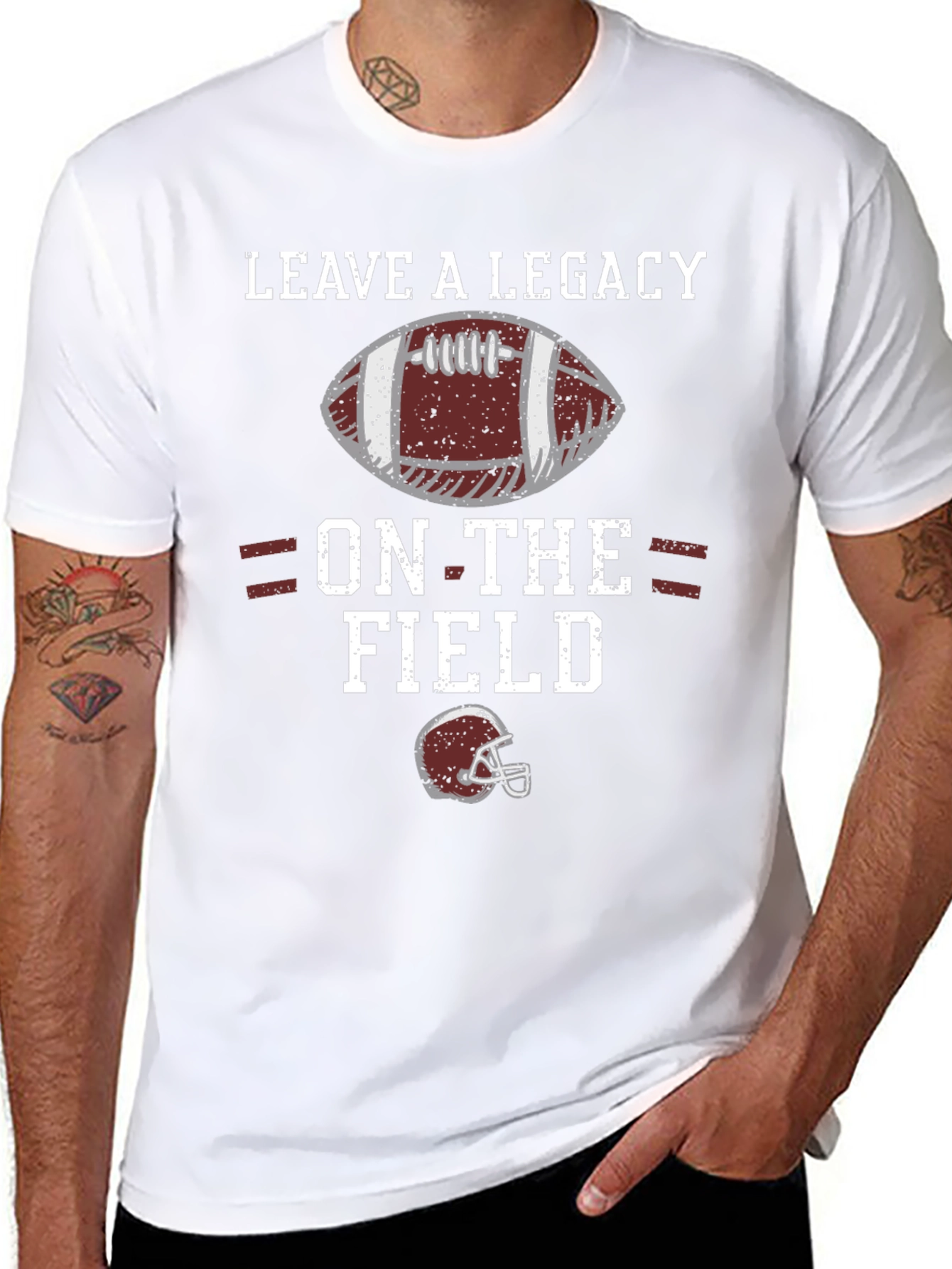 Leave A Legacy Football Graphic Tee