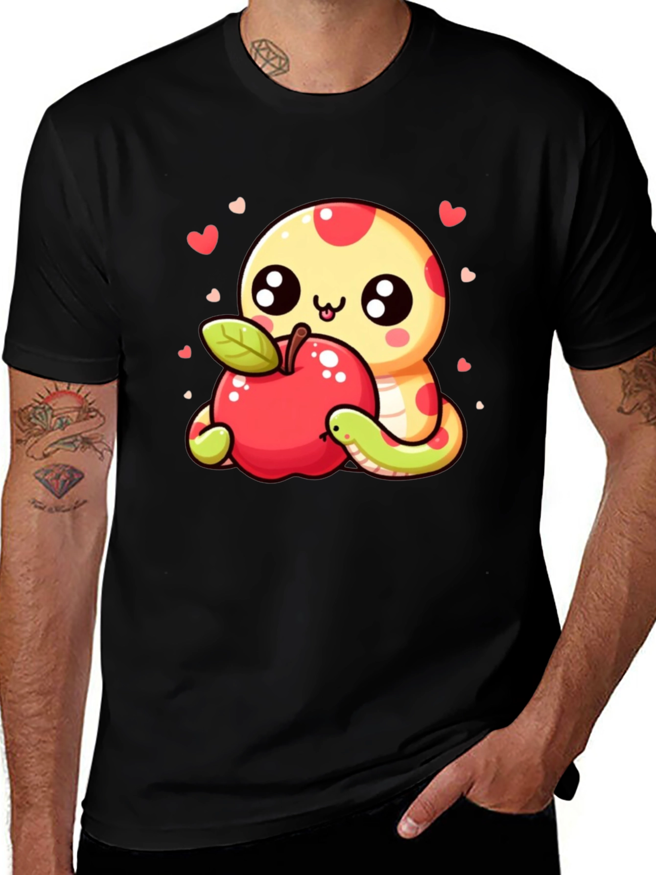 Cute Cartoon Snake T-Shirt