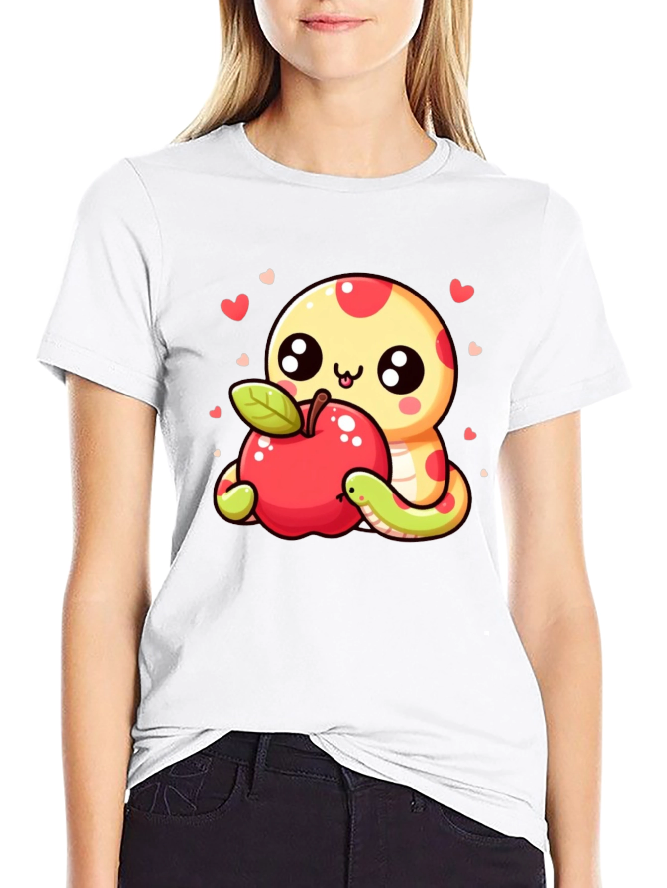 Cute Cartoon Snake T-Shirt