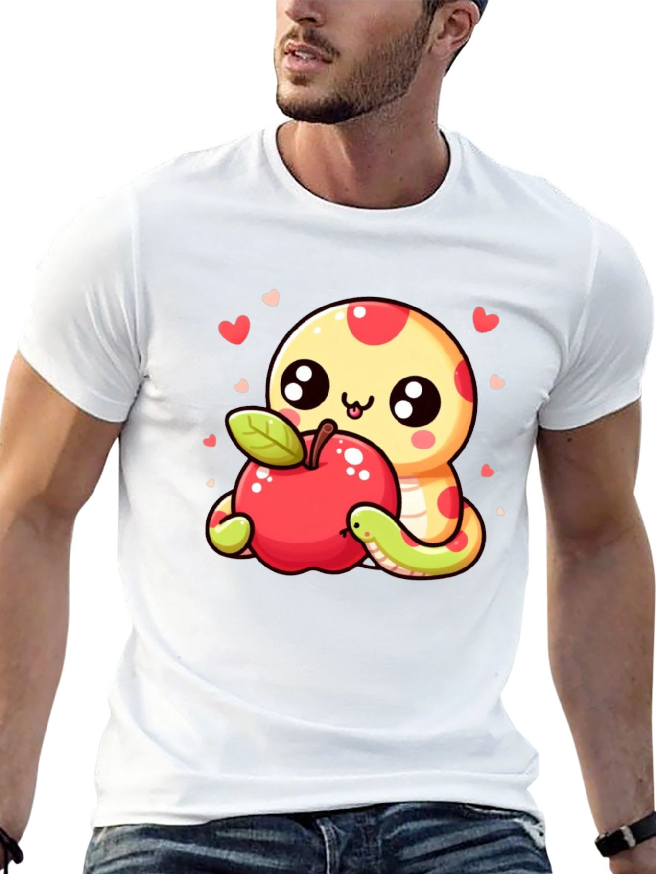 Cute Cartoon Snake T-Shirt