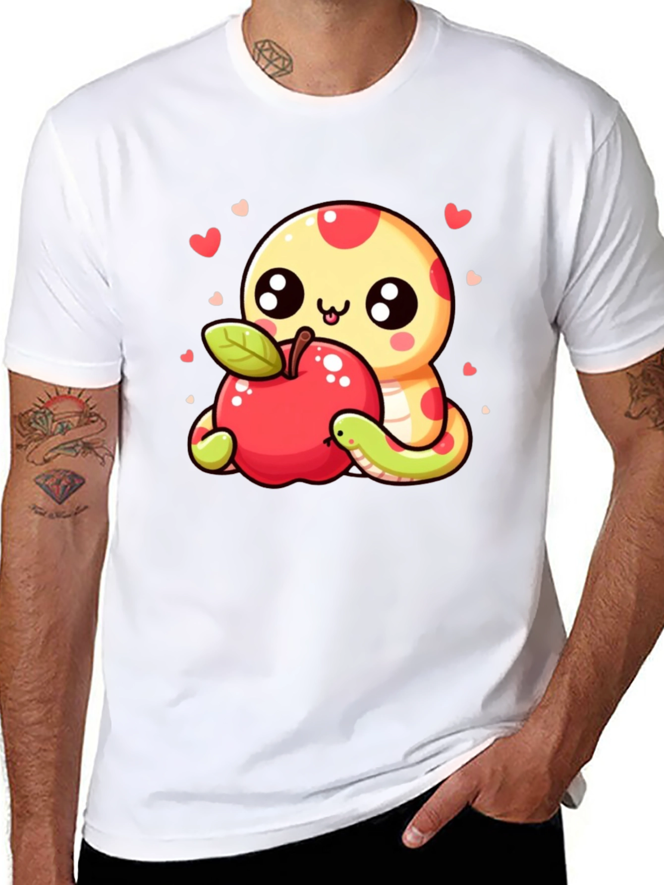 Cute Cartoon Snake T-Shirt