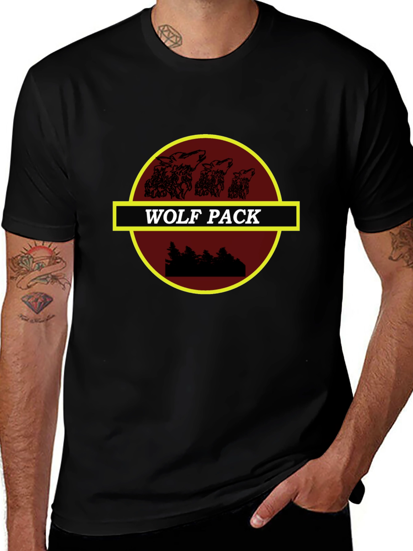Wolf Pack T-Shirt - Wildlife Graphic Tee