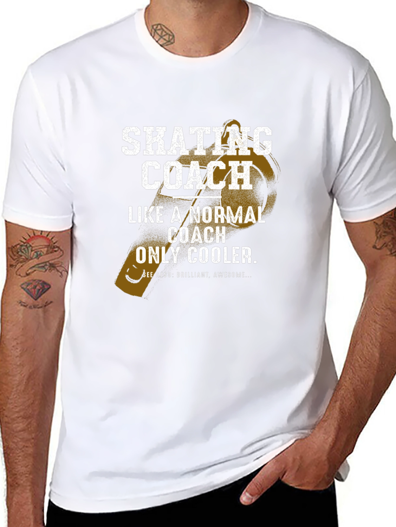 Skating Coach T-Shirt - Cooler Than Normal!