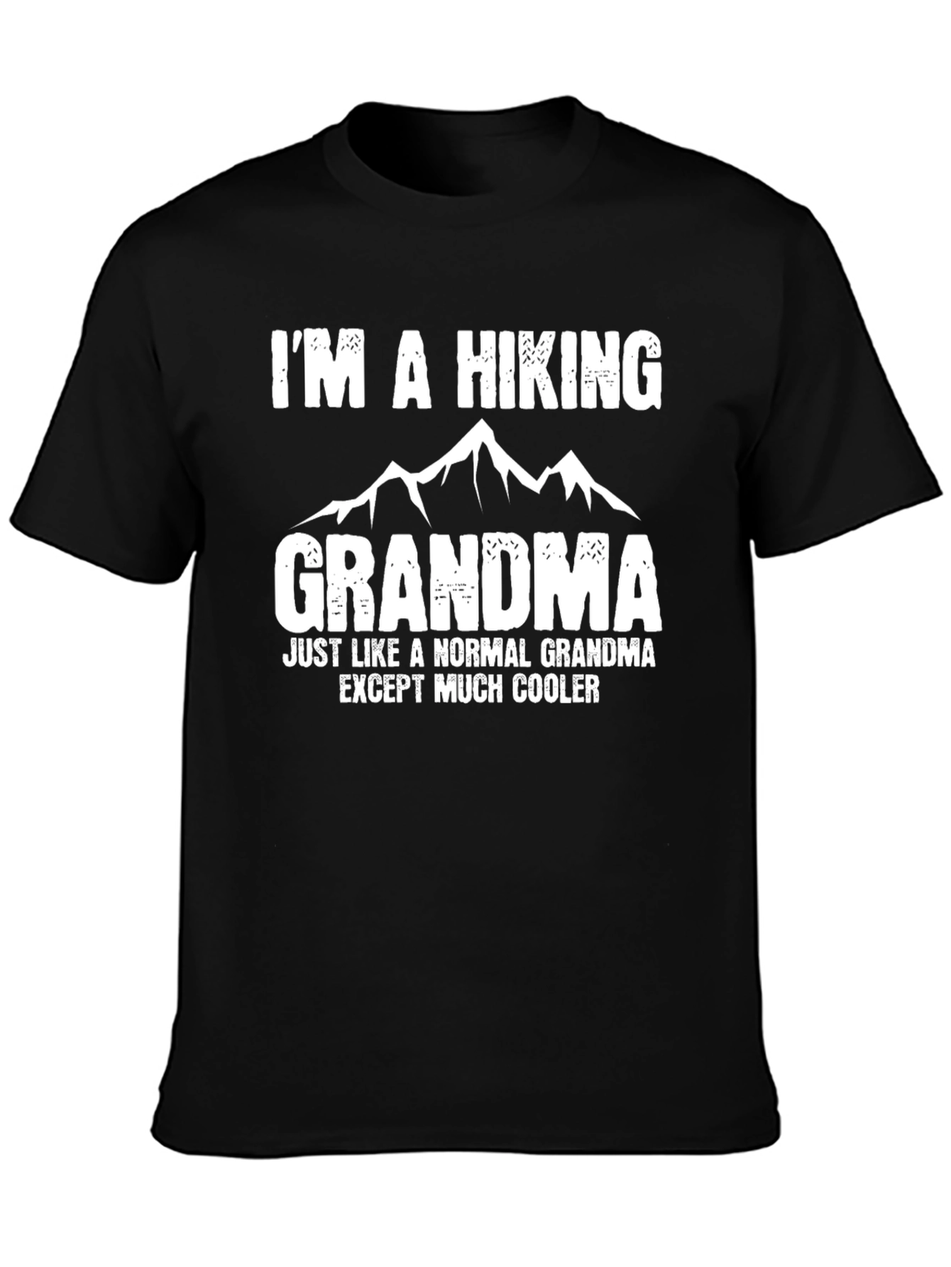 Hiking Grandma T-Shirt - Cool Outdoorsy Grandparent Tee