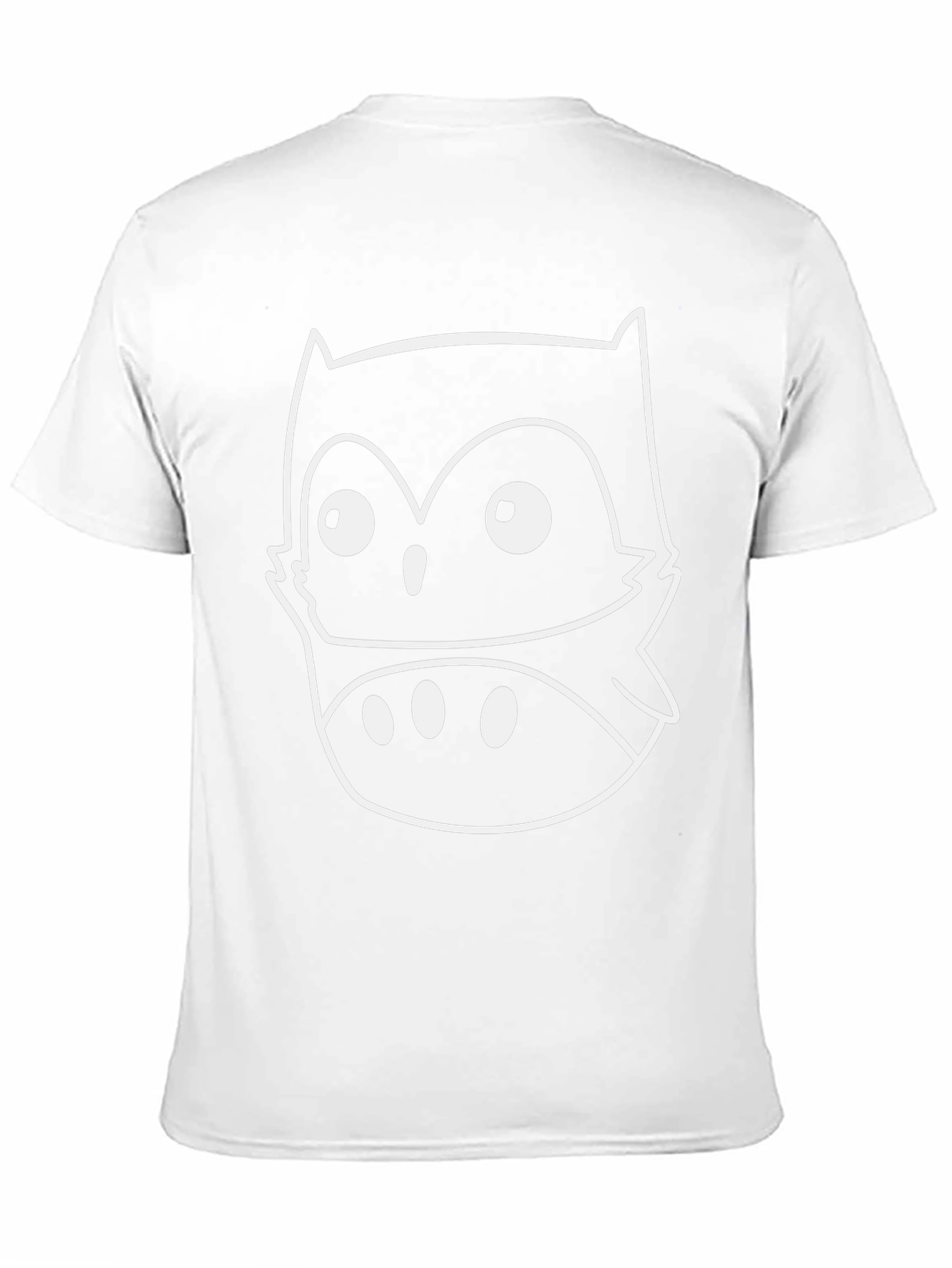 Owl Graphic T-Shirt - Casual Black Tee