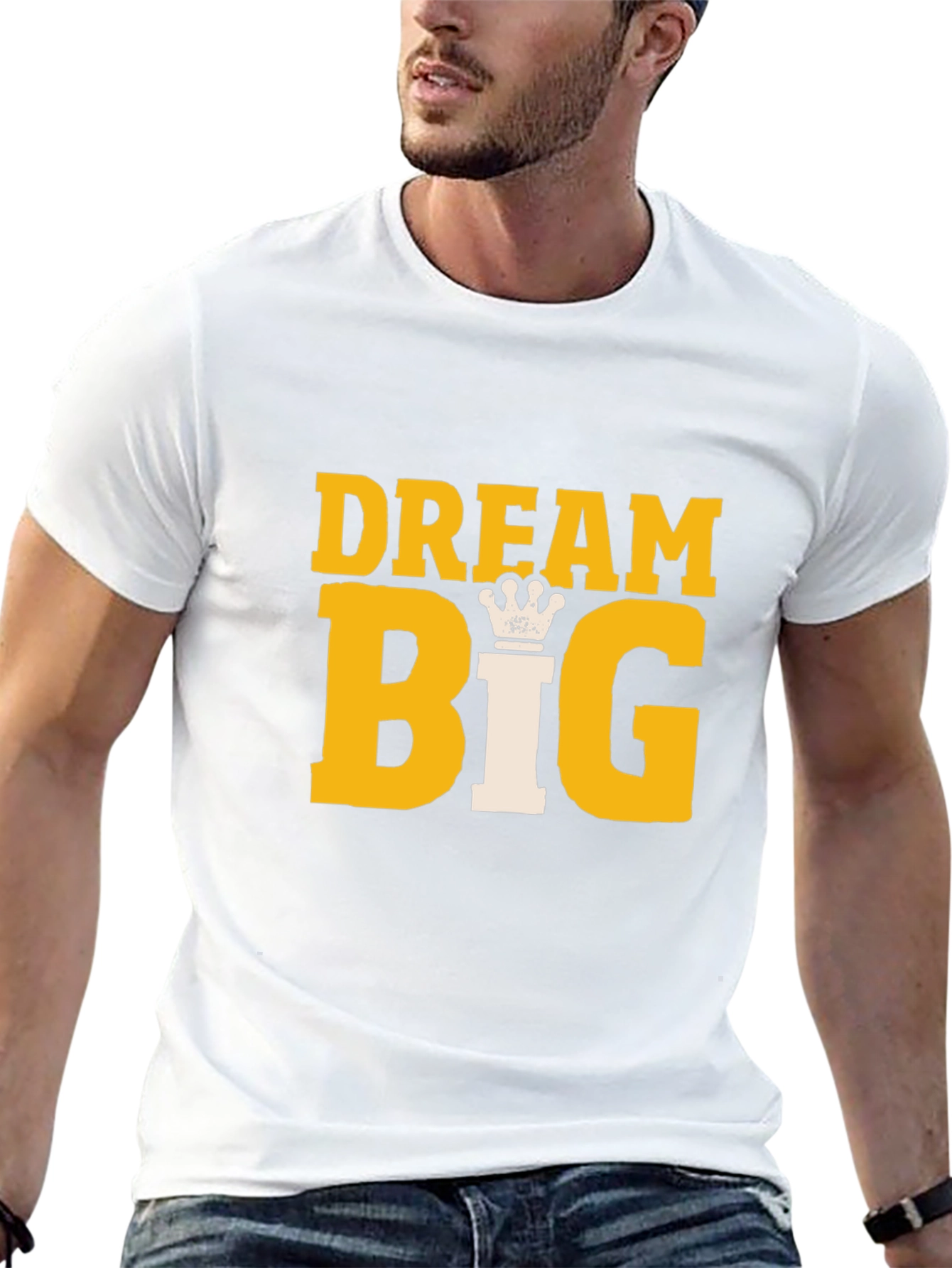 Dream Big Graphic Print T-Shirt