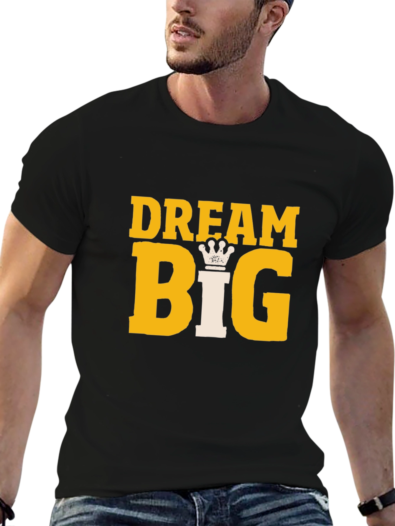 Dream Big Graphic Print T-Shirt