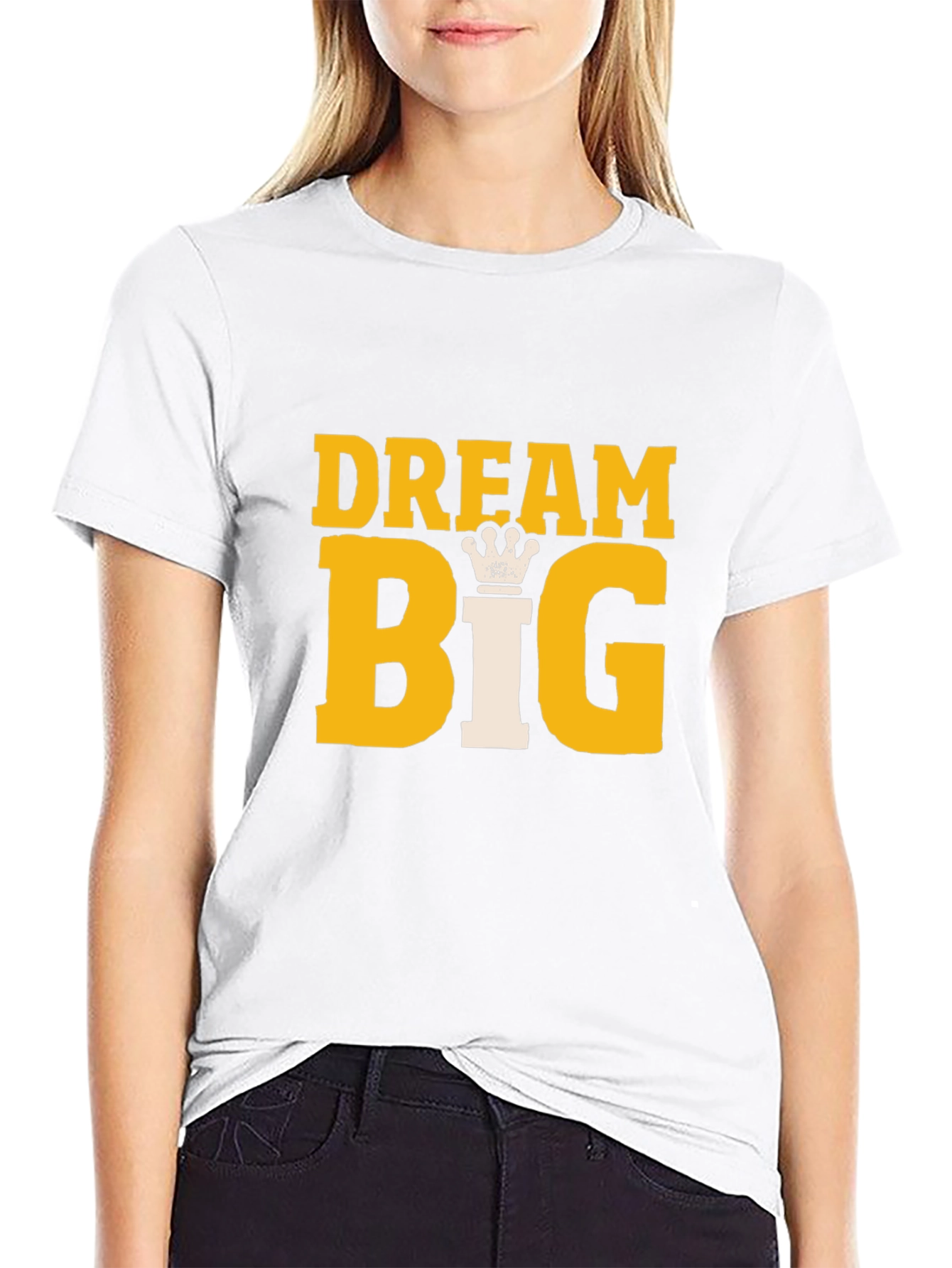 Dream Big Graphic Print T-Shirt