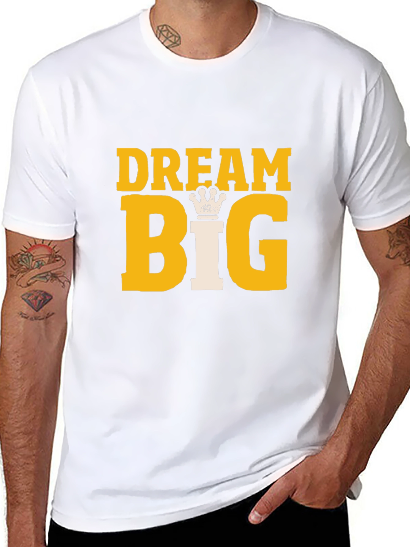 Dream Big Graphic Print T-Shirt