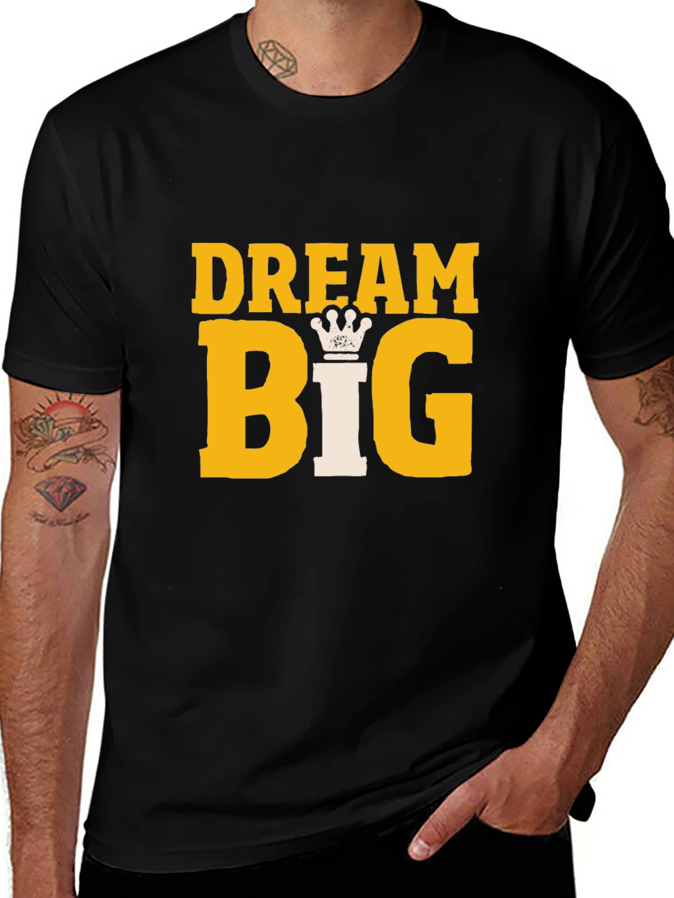 Dream Big Graphic Print T-Shirt