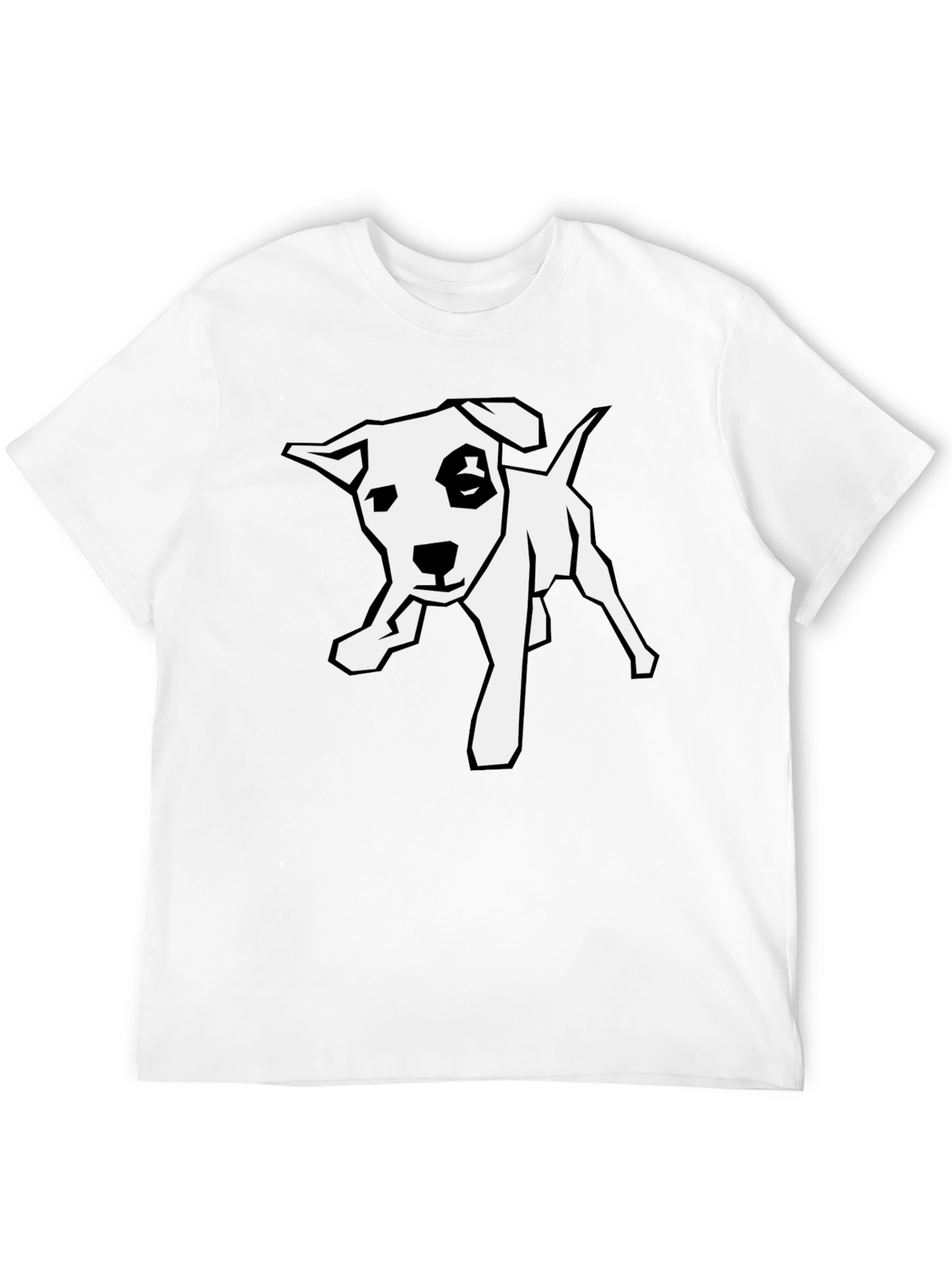 Dog Graphic Black Tee