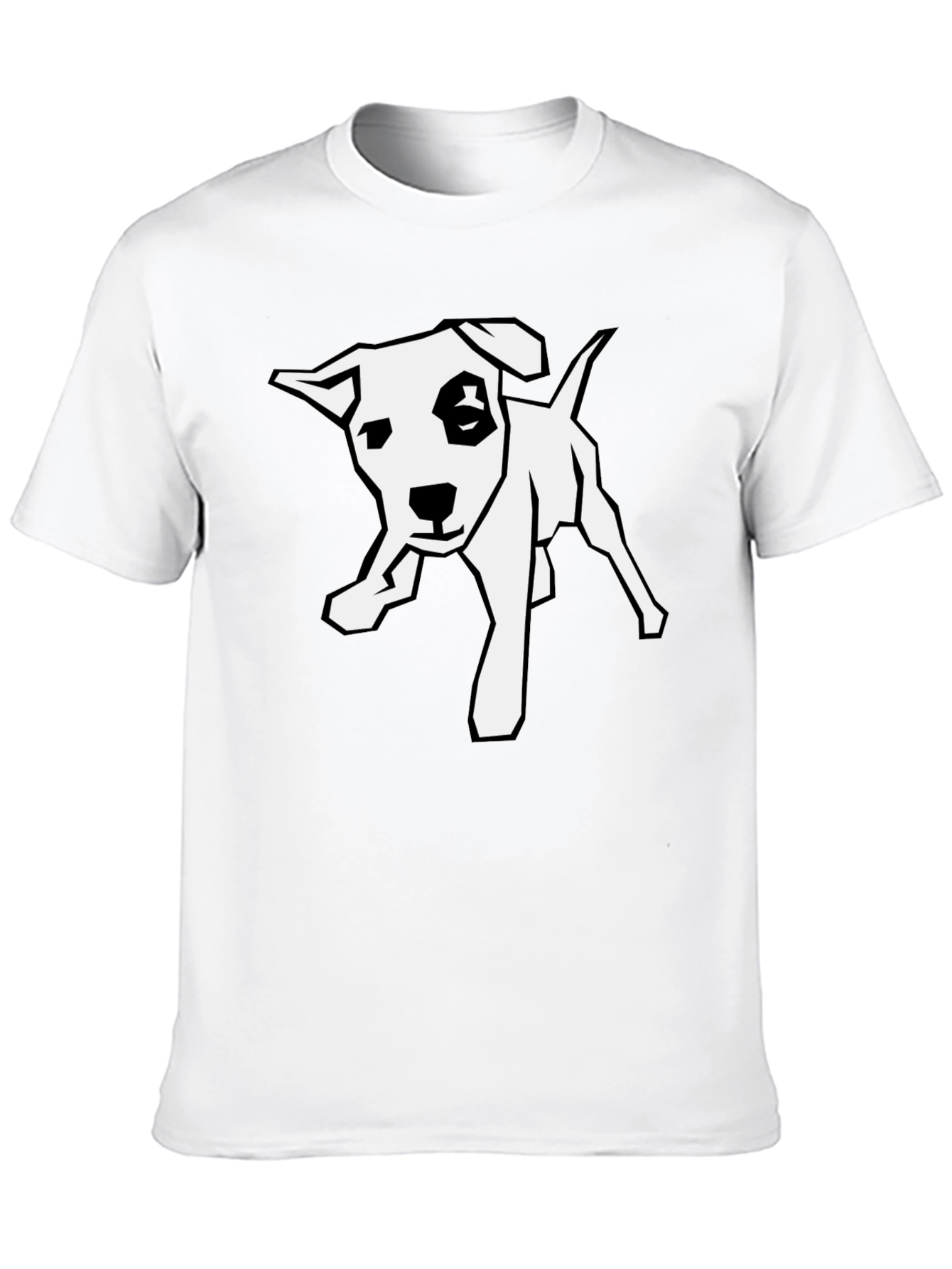 Dog Graphic Black Tee