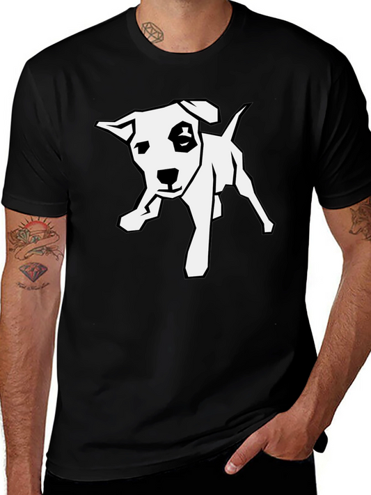 Dog Graphic Black Tee