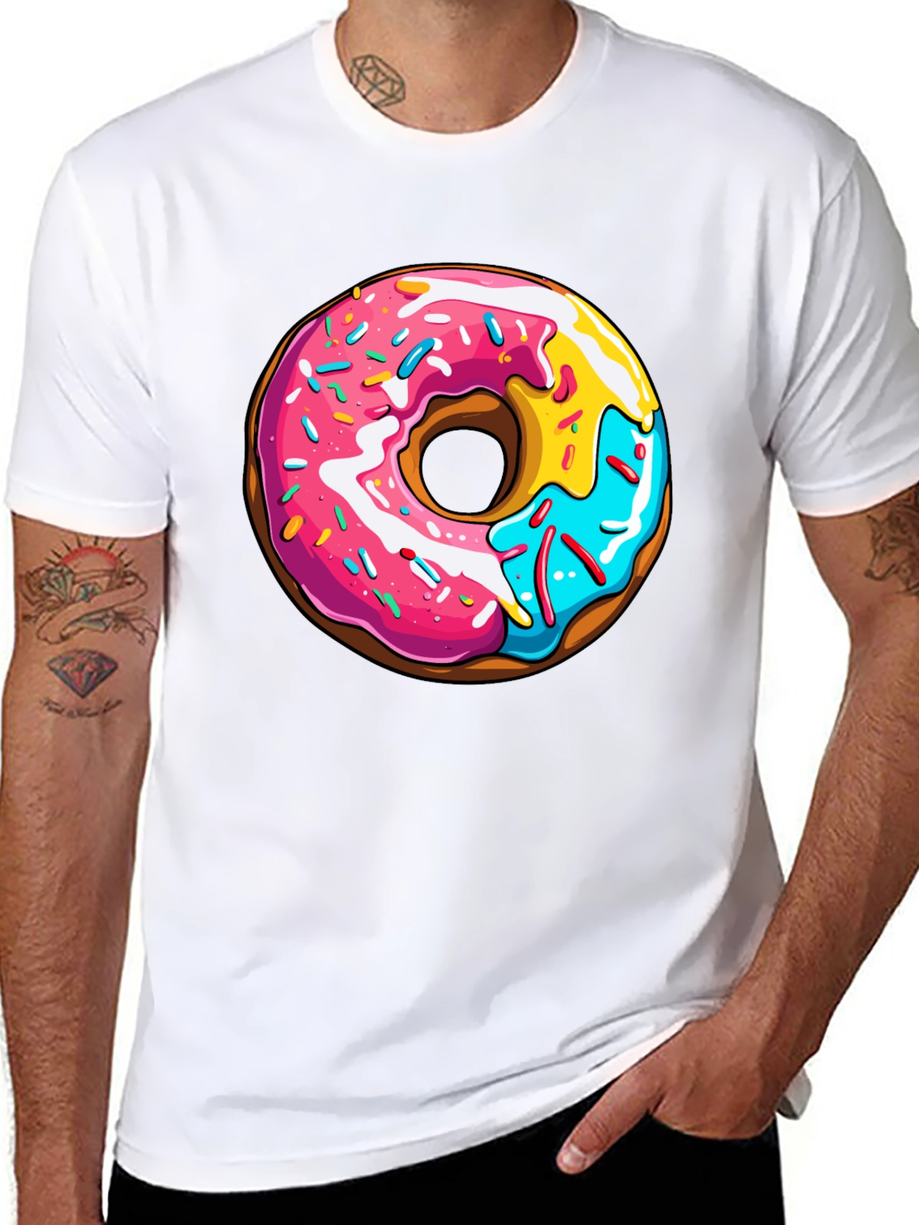 Donut Graphic Tee - Sweet Treat T-Shirt