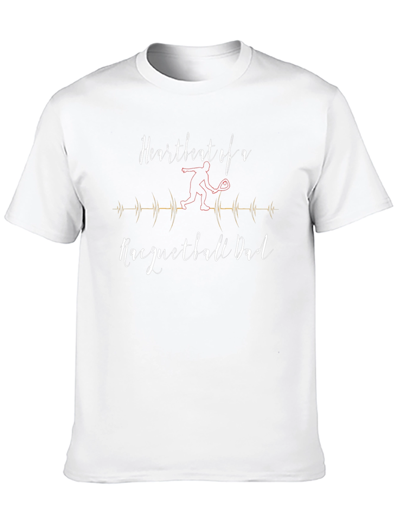 Heartbeat of a Racquetball Dad T-Shirt