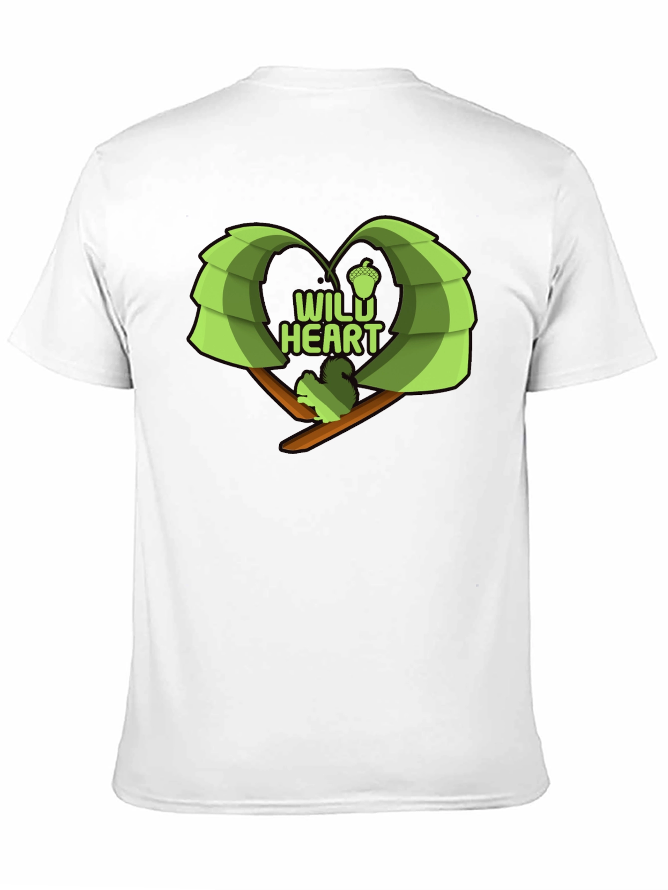 Wild Heart Squirrel Graphic Tee - Nature Lovers Shirt