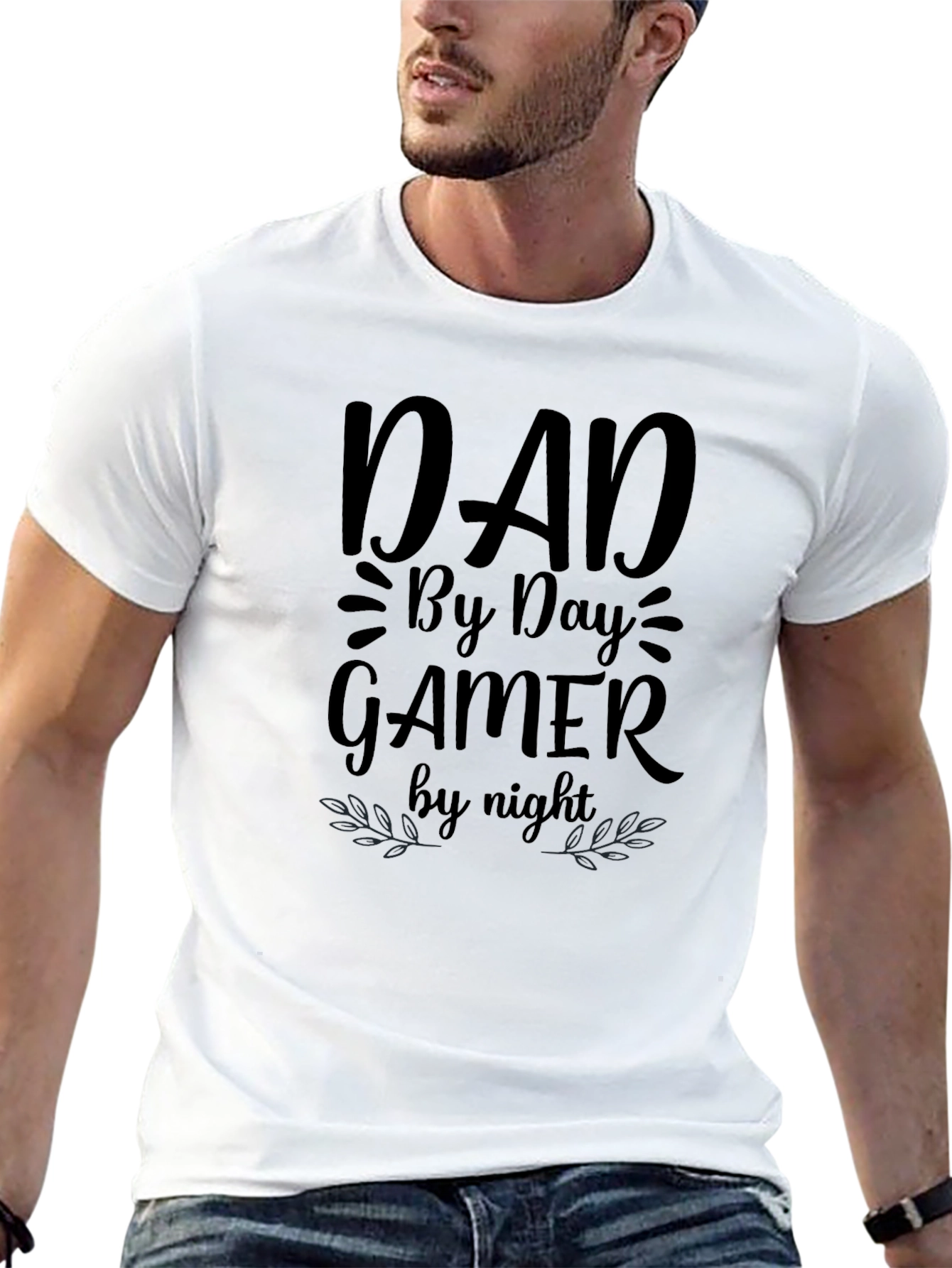 Dad By Day Gamer By Night Graphic Tee
