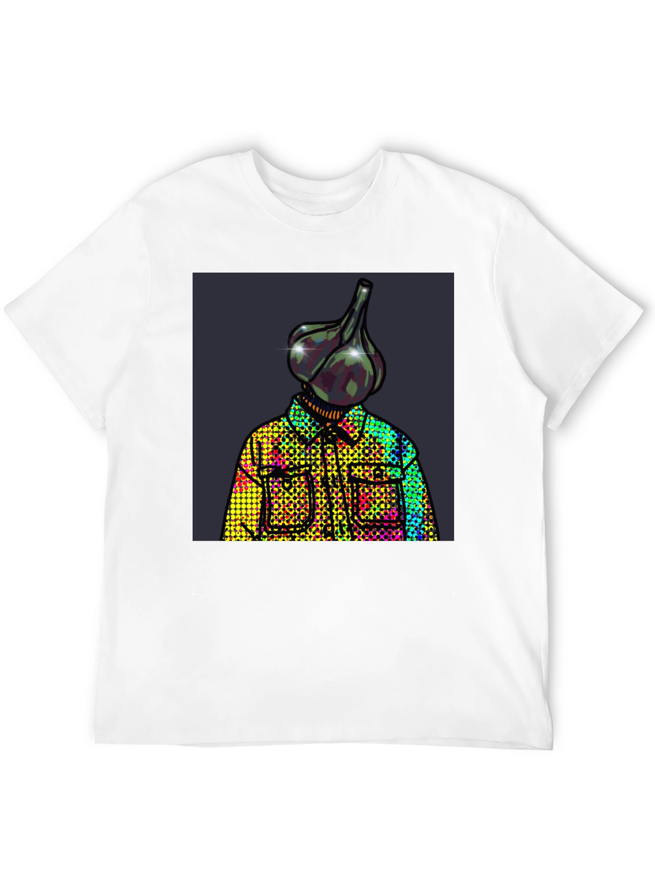 Garlic Head Graphic Tee - Unique Design
