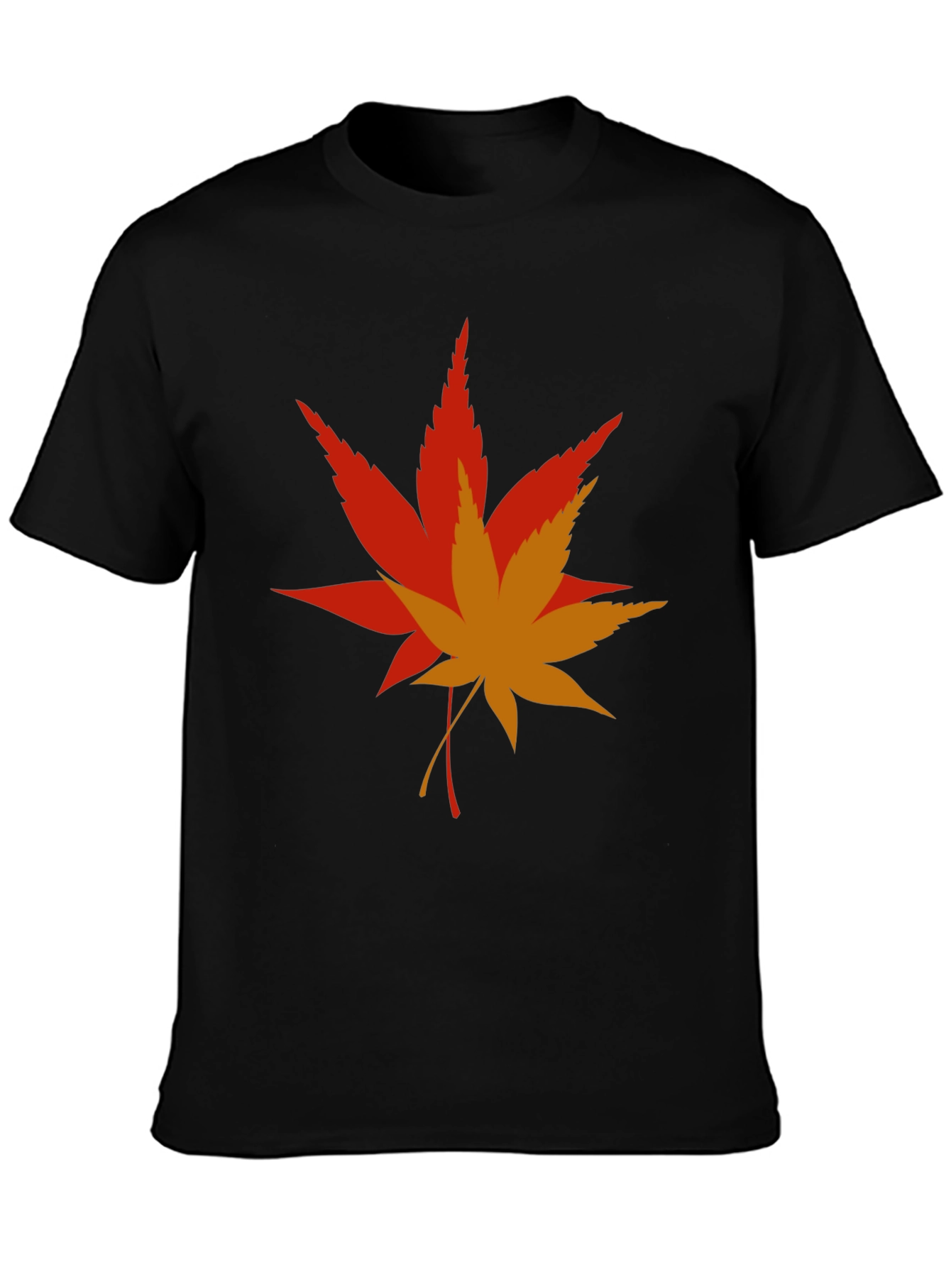Autumn Leaf Graphic Tee - Stylish Mens T-Shirt