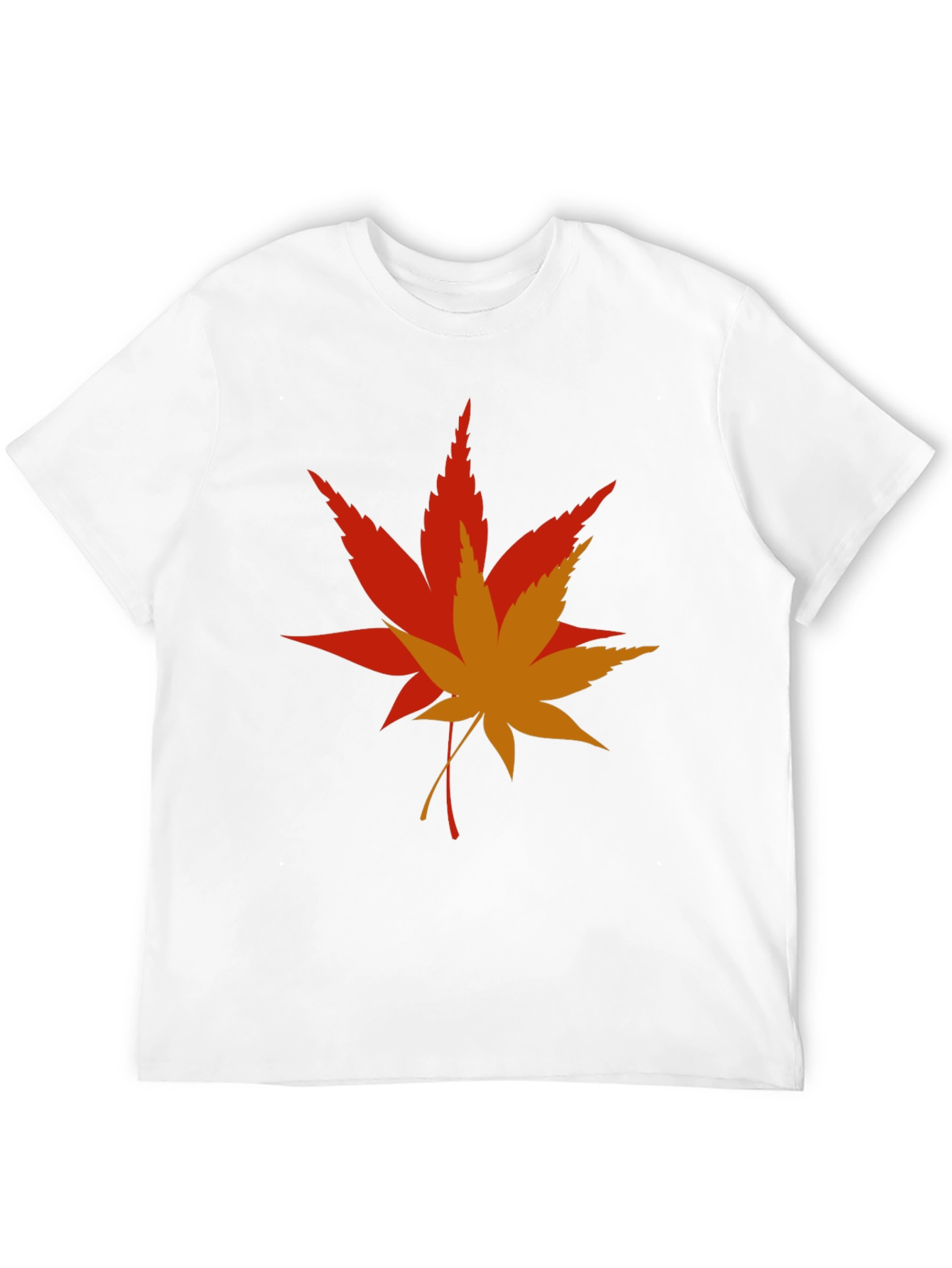 Autumn Leaf Graphic Tee - Stylish Mens T-Shirt