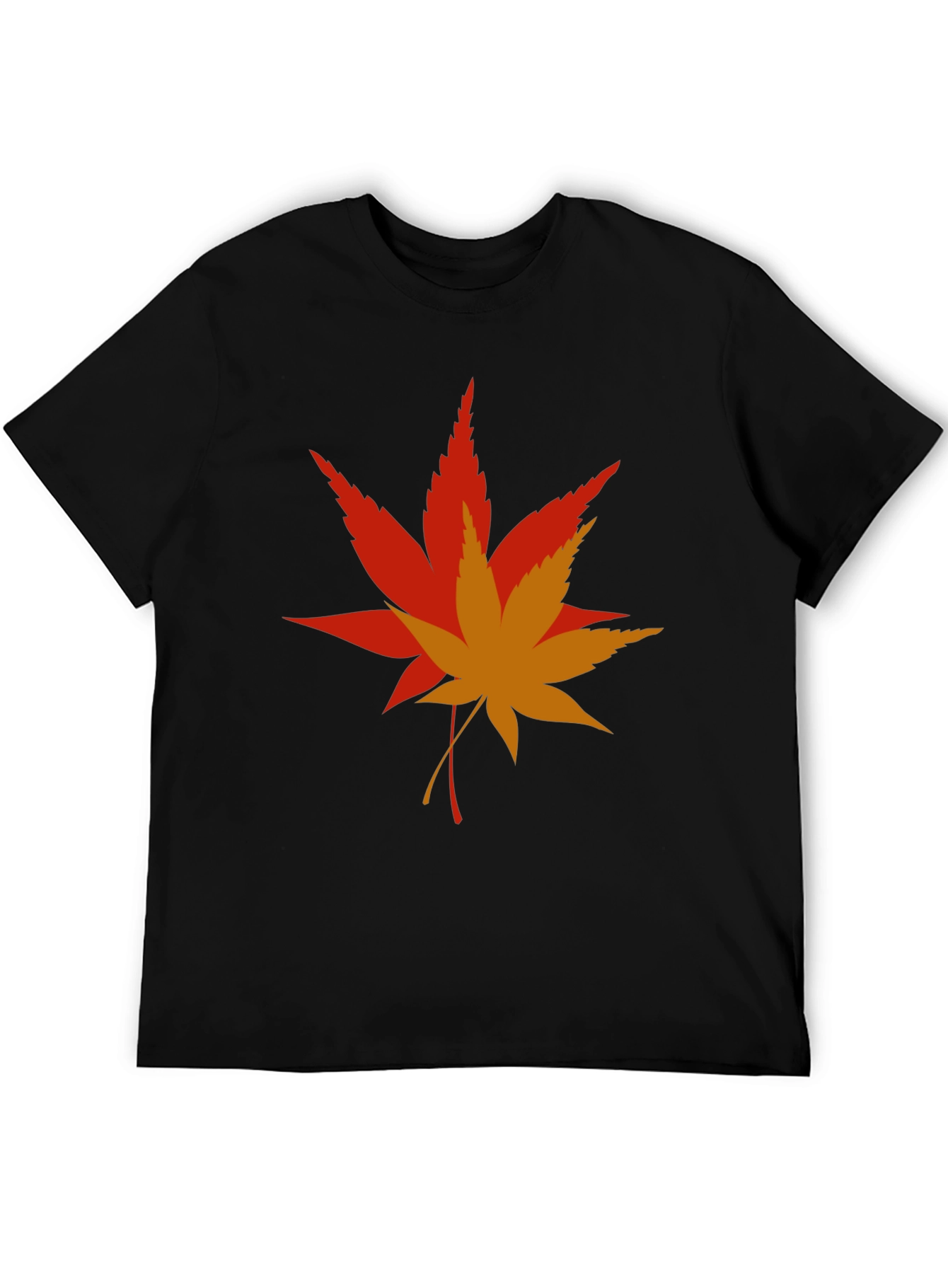 Autumn Leaf Graphic Tee - Stylish Mens T-Shirt