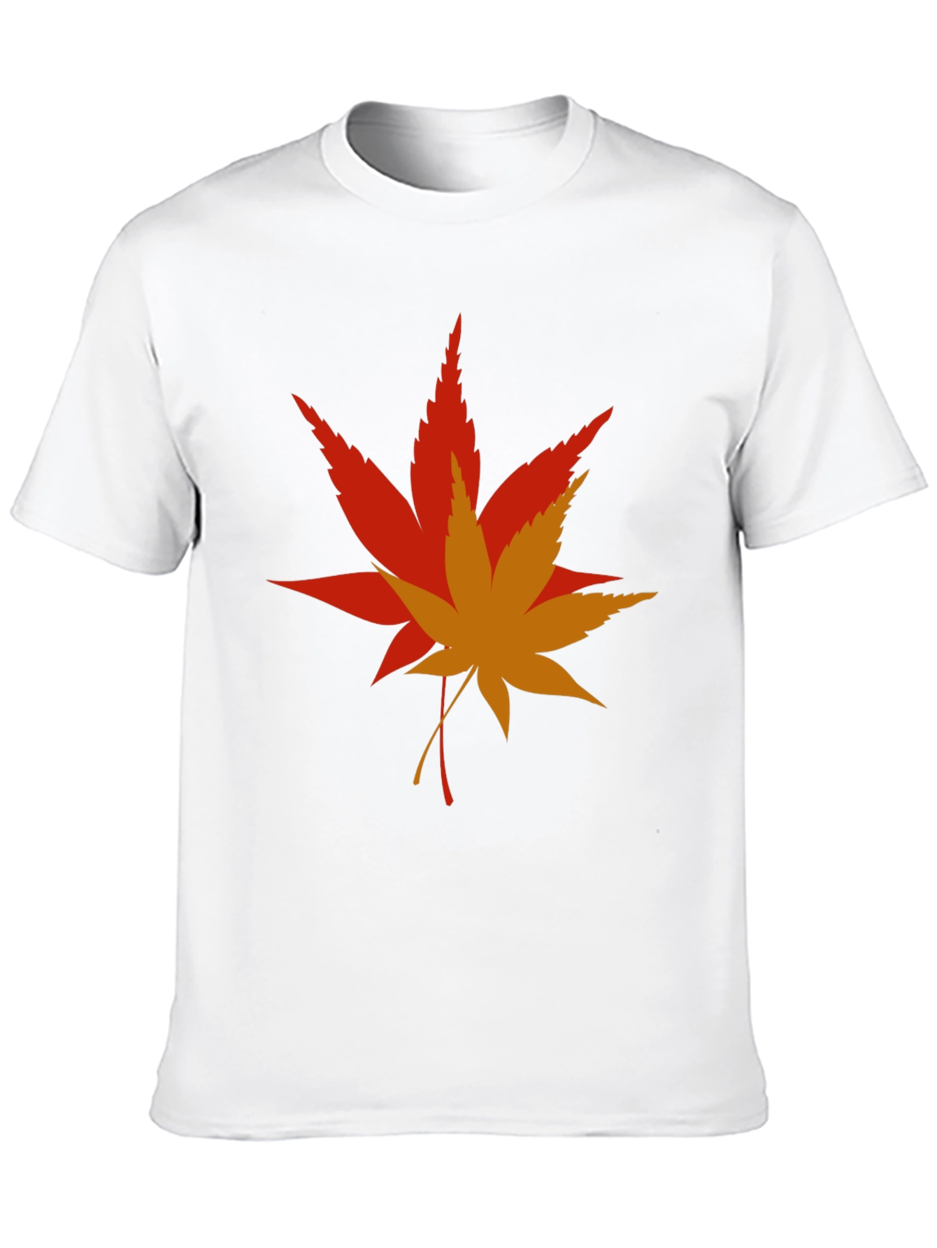 Autumn Leaf Graphic Tee - Stylish Mens T-Shirt