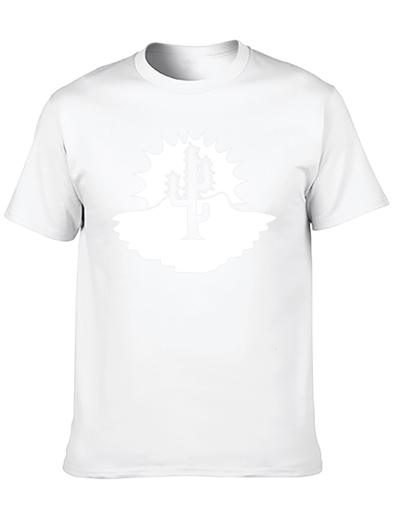 Cactus Graphic Tee - Desert Style Black Shirt
