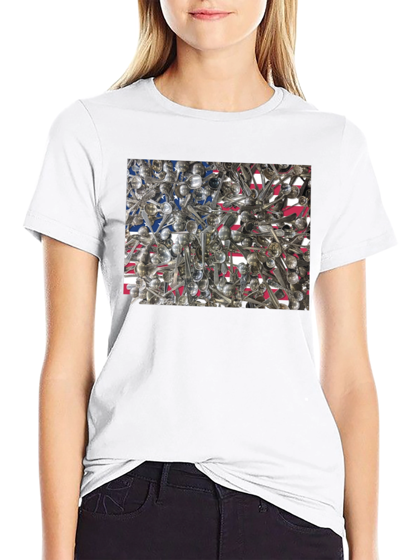 Spoons USA Flag T-Shirt