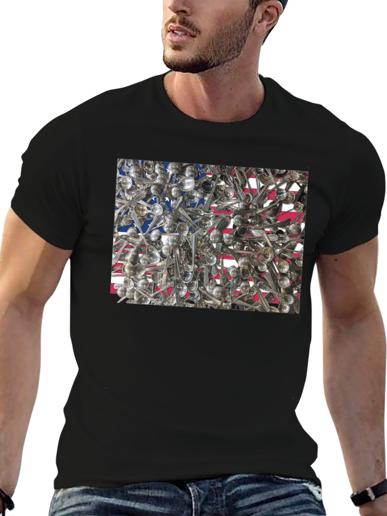 Spoons USA Flag T-Shirt