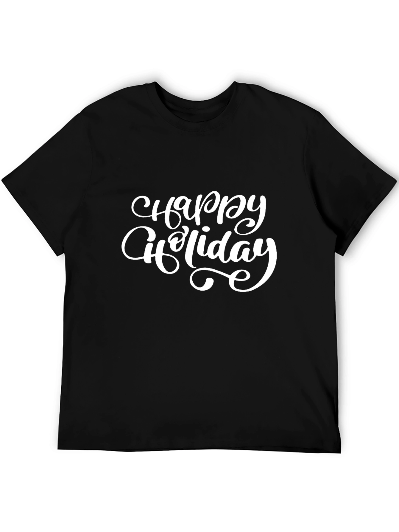 Happy Holiday Graphic Tee - Unisex Soft Cotton T-Shirt