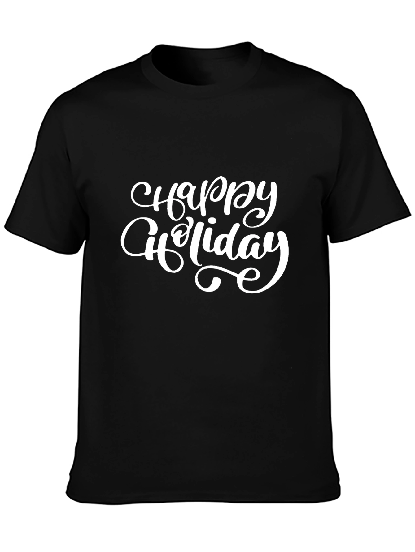 Happy Holiday Graphic Tee - Unisex Soft Cotton T-Shirt